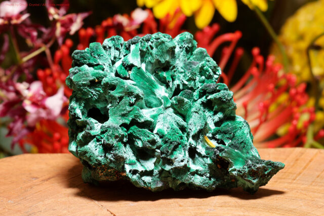 シルキー・マラカイト/絹状原石(T696)