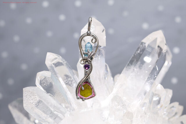 Magical Delight/マジカルデライト【アクアオーラ＆トルマリンのワンドレット】(T742)