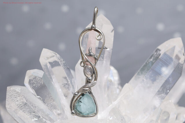 Magical Delight/マジカルデライト【ローズクォーツ＆トルマリンのワンドレット】(T743)