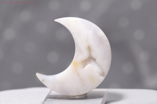 【SOLDOUT!】 スノーアゲート/月型(T757)