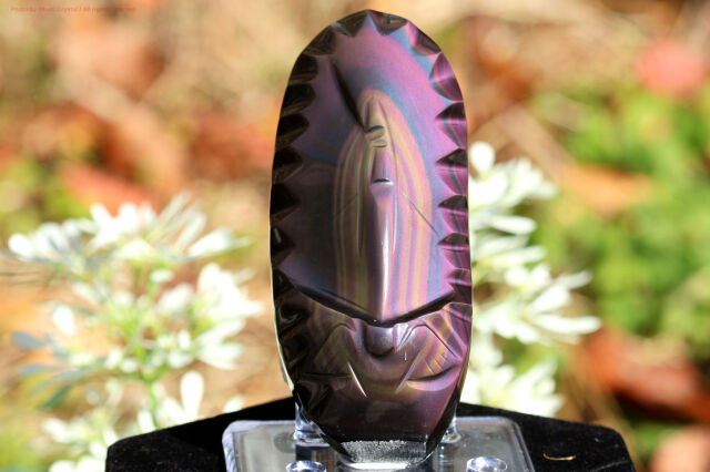 【SOLDOUT!】 レインボーオブシディアン/グアダルーペのマリア様(T797)