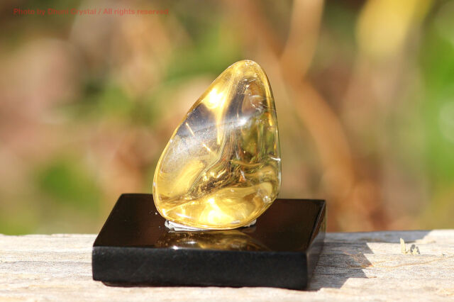 天然シトリンのタンブル(T844)