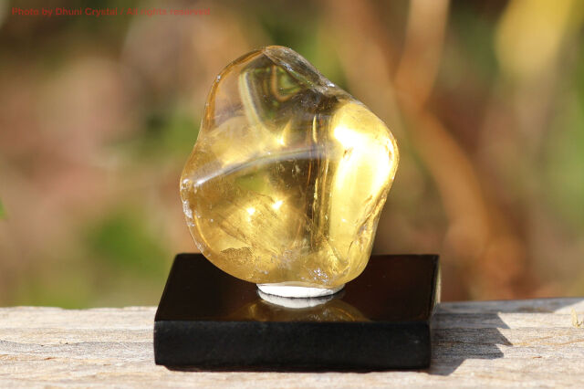 天然シトリンのタンブル(T846)