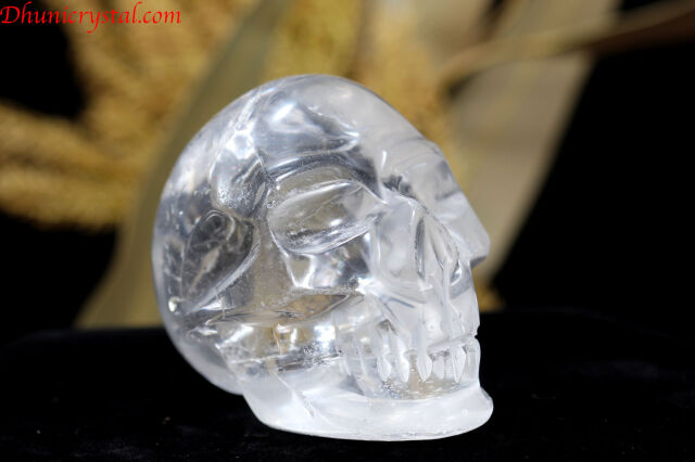 クリスタルスカル/ブラジル水晶/虹入り（V153）