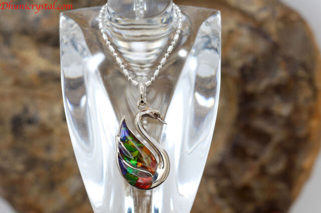 スターボーンペンダント【アンモライト】(V926)