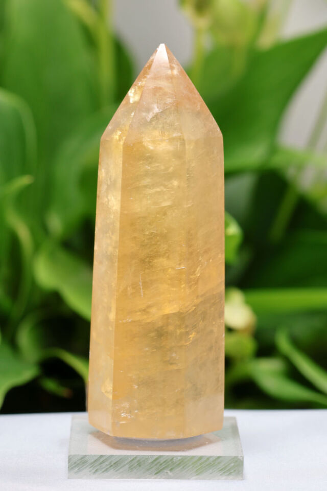 【SOLDOUT】ハニーゴールドカルサイトのオベリスク(W134)