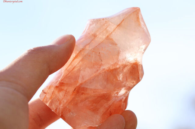 ヘマタイトインクォーツ/フレイム型(W841)