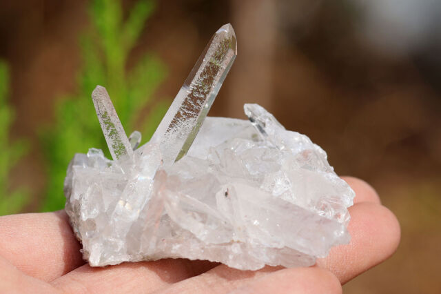 ヴィジョンクォーツ/ゼッカ水晶/クラスター(W865)