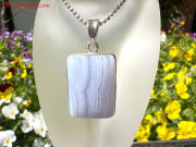 ブルーレースアゲート/ペンダント(T361)