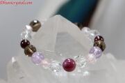 【SOLDOUT】Dhunicrystal、まごころブレスレット【大人の愛応援ブレス】/手首14.5cm-15.5cm（V202)