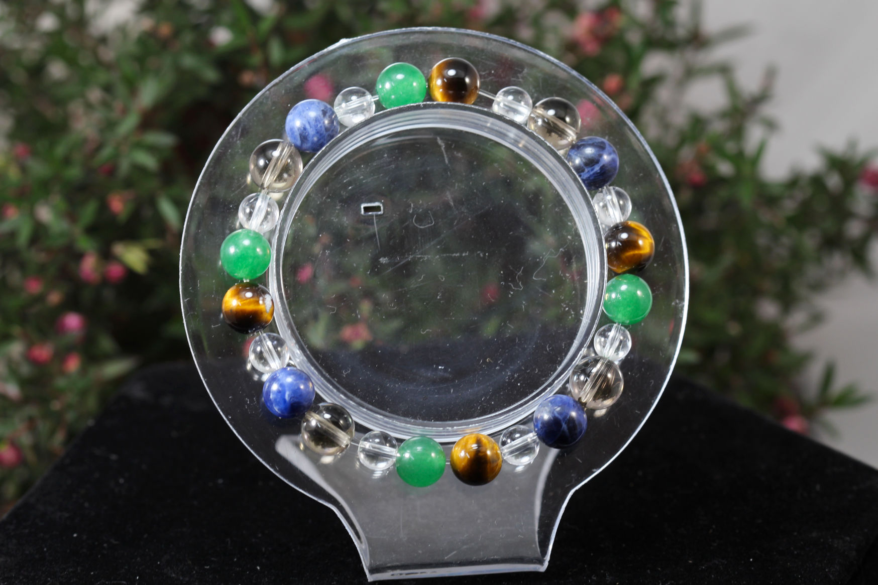【SOLDOUT】Dhunicrystal オリジナルブレス【金運,仕事,健康,魔除け】/手首周り15cm（W172）