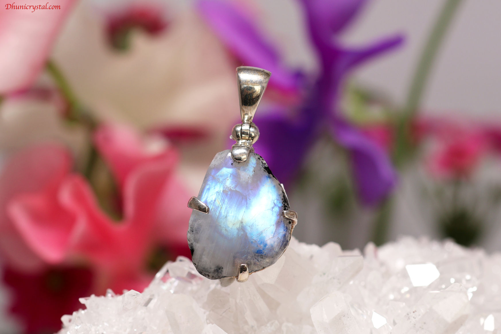 スターボーンペンダント【レインボームーンストーン】(W873)