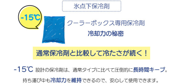 氷点下保冷剤説明