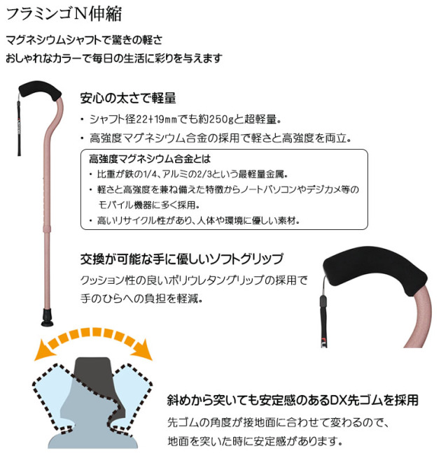 マグネシウムシャフトで驚きの軽さ