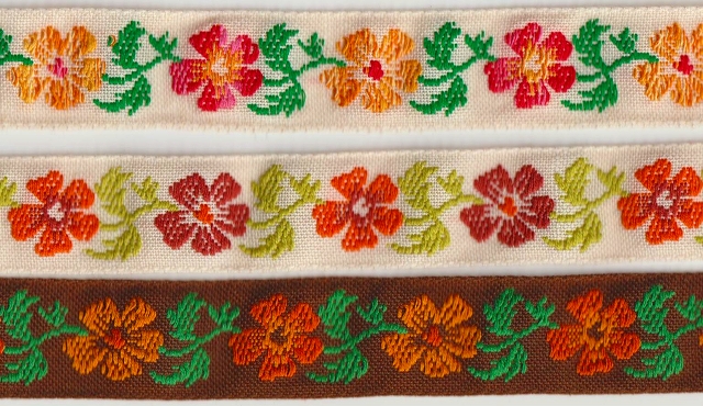 装飾リボン＊フラワーボーダー