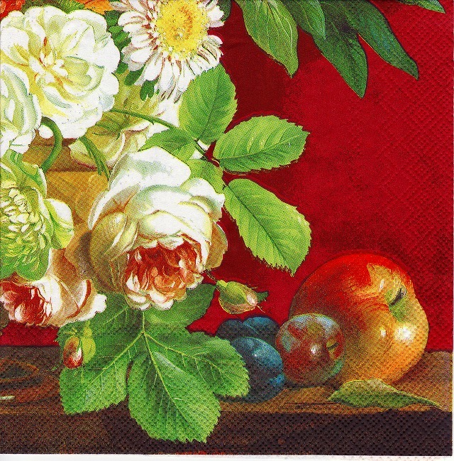 STILL LIFE WITH ROSES・レッド