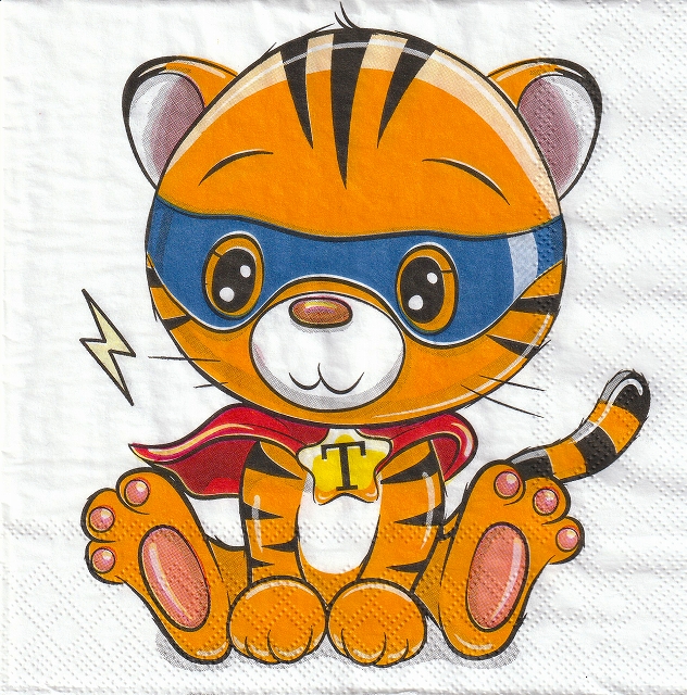 ５枚組ペーパーナプキン＊Super Hero