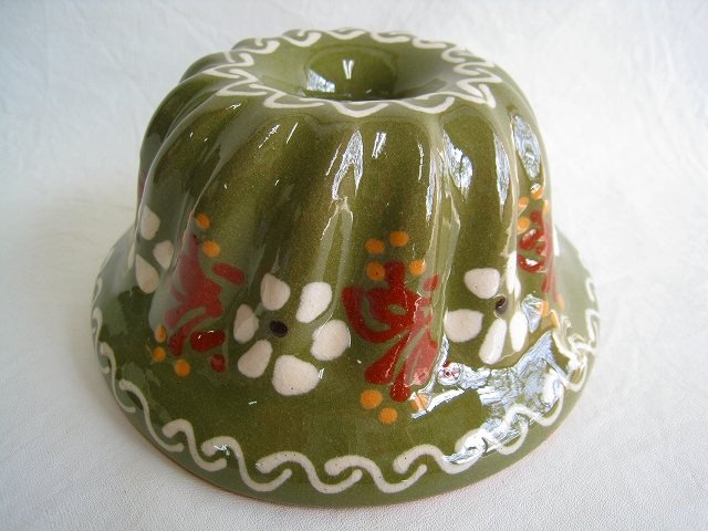 スフレンハイム焼き クグロフ型＃16＊オリーブグリーンＣ