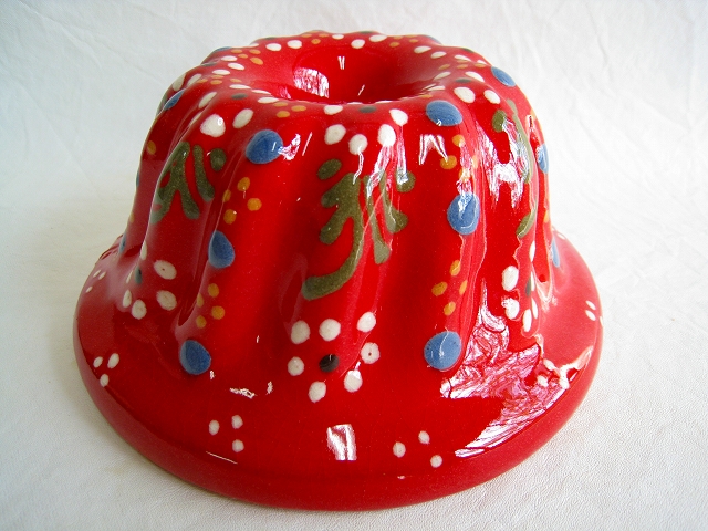 スフレンハイム焼き クグロフ型＃16＊レッドＢ