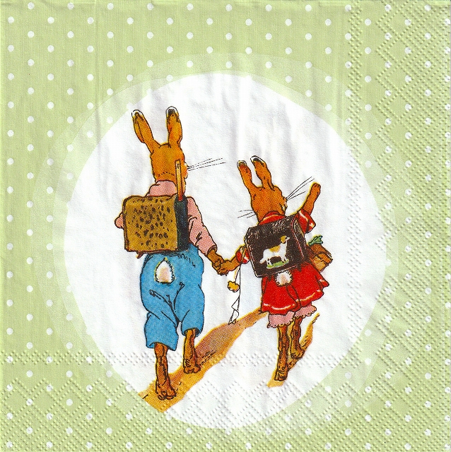 ５枚組ペーパーナプキン＊ハンスとグレッチェン