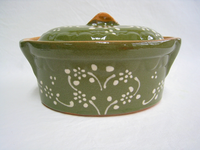 スフレンハイム焼き ベッコフ鍋＃８＊オリーブグリーン