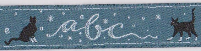 リボンテープ＊雪とネコ