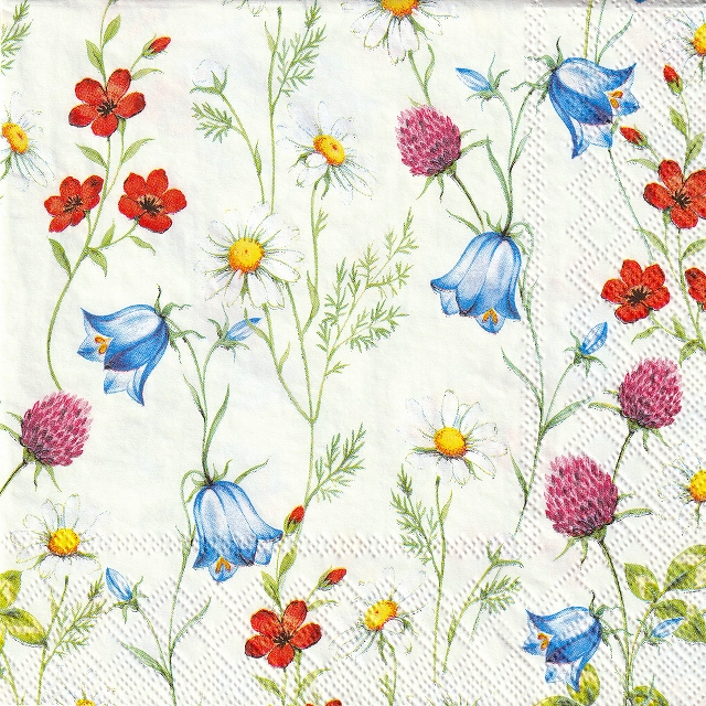 ５枚組ペーパーナプキン＊Mixed Flowers