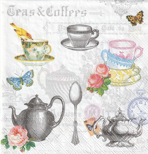 ５枚組ペーパーナプキン＊Tea Mix