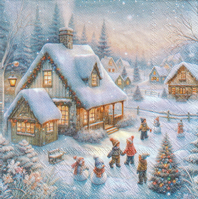 ５枚組ペーパーナプキン＊バックヤード