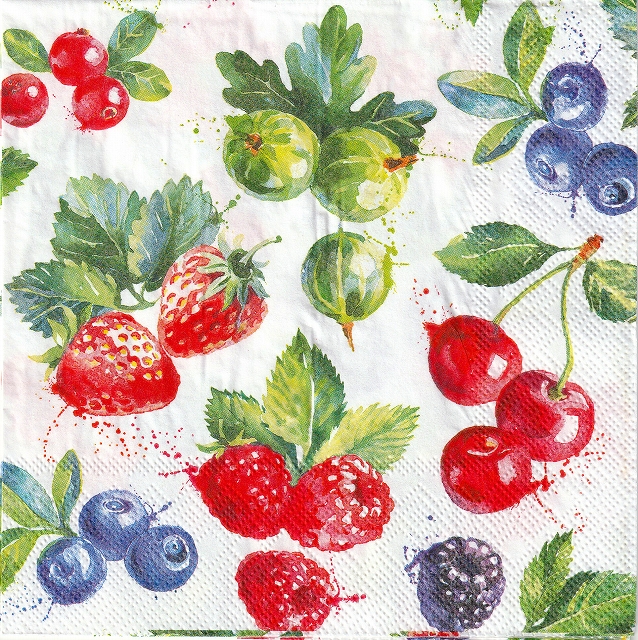 ５枚組ペーパーナプキン＊Sweet Fruits