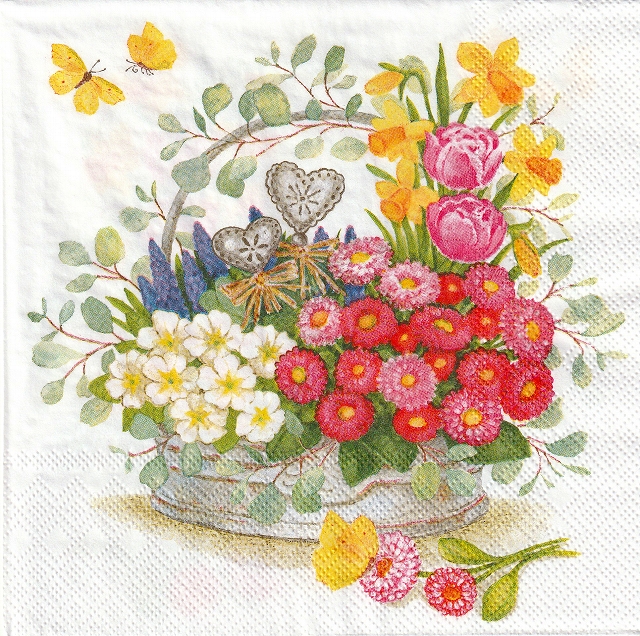 ５枚組ペーパーナプキン＊flowers decoration