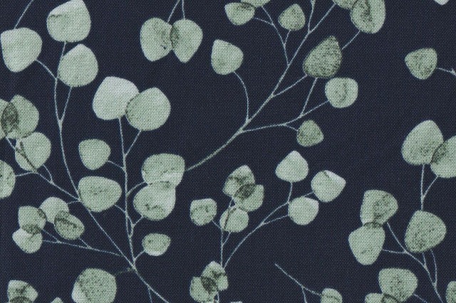 gutermann＊プリントコットン＊ユーカリ