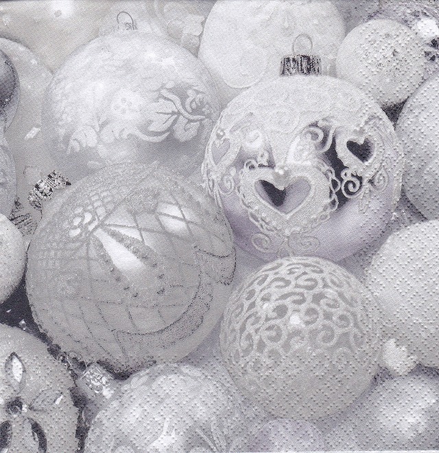 ５枚組ペーパーナプキン＊Balls with Lace