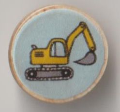 Jim Knopf＊ショベルカー＊足付きボタン