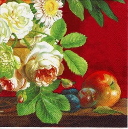 STILL LIFE WITH ROSES・レッド