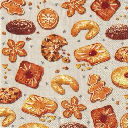 ５枚組ペーパーナプキン＊Baked Cookie