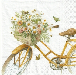 ５枚組ペーパーナプキン＊Flower BikeＢ