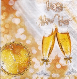 ５枚組ペーパーナプキン＊Welcome New Year【Ａ】