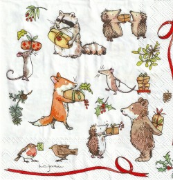 ５枚組ペーパーナプキン＊Present for You