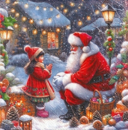 ５枚組ペーパーナプキン＊トーキング