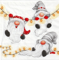 ５枚組ペーパーナプキン＊ライトチェーンＡ