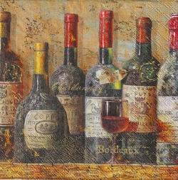 ５枚組ペーパーナプキン＊Best Wines