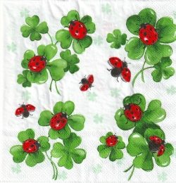 ５枚組ペーパーナプキン＊Lots of Luck