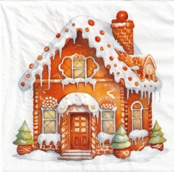 ５枚組ペーパーナプキン＊Gingerbread House