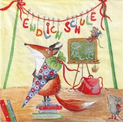 ５枚組ペーパーナプキン＊学校