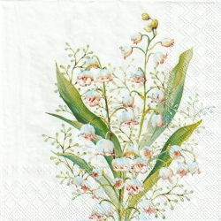 ５枚組ペーパーナプキン＊Lily of the Valley