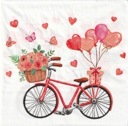 ５枚組ペーパーナプキン＊Bike of Love