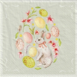５枚組ペーパーナプキン＊Gentle Easter