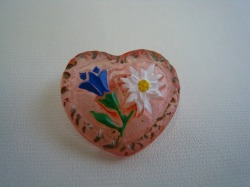 Jim Knopf＊ハートボタン＊ピンク