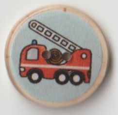 Jim Knopf＊消防車＊２穴ボタン